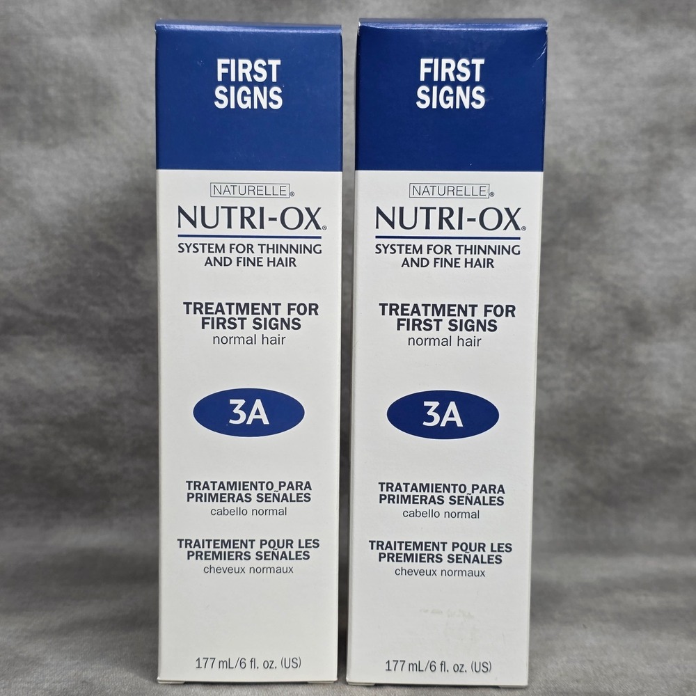 (X2) Zotos Naturelle NUTRI-OX 3A Treatment for Normal Hair 6 fl oz ea NIB